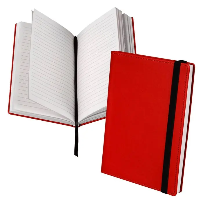 Classic Hardbound Notebook Journal, 5-1/4 x 8-1/4 Inches, Red, 120 Sheets Flash Sale